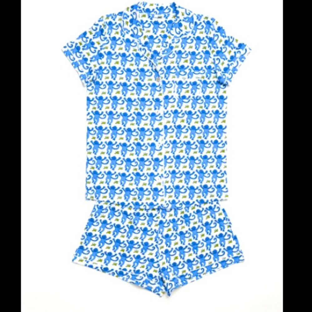 Blue Roller Rabbit Short Sleeve Pjs